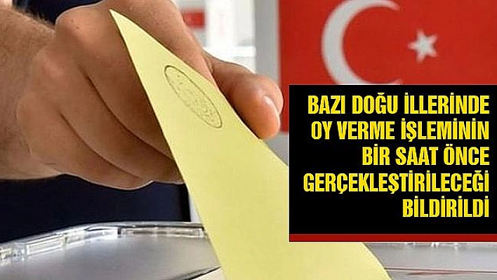 YSK'NIN OY VERME SAATLERİNE İLİŞKİN KARARI RESMİ GAZETE'DE