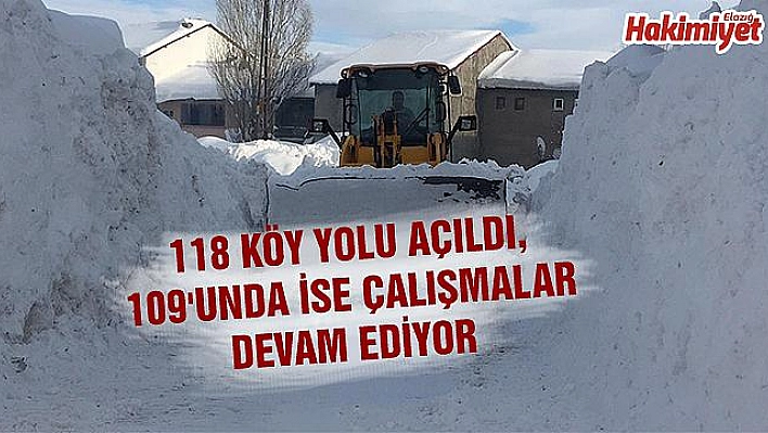 118 KÖY YOLU AÇILDI