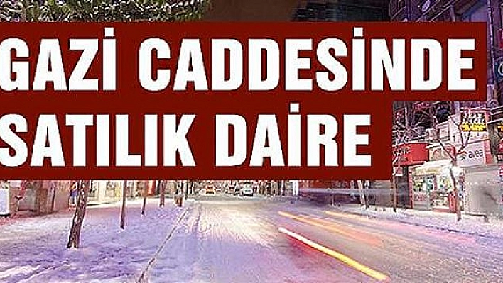 Elazığ Gazi Caddesinde daire icradan satılık