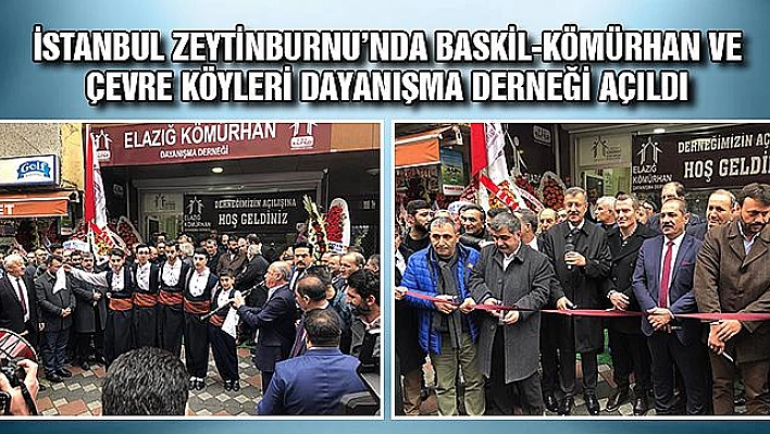 İstanbul'da Kömürhan Dayanışma Derneği Açıldı