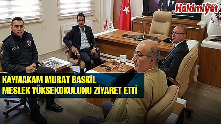 KAYMAKAM MURAT'TAN OKUL ZİYARETİ