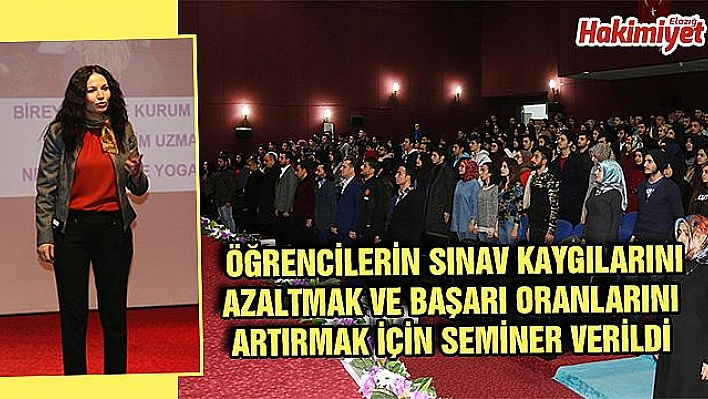 Öğrenciler için eğitim semineri