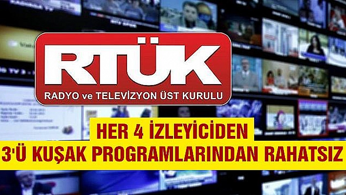 RTÜK KUŞAK PROGRAMLARINI MERCEK ALTINA ALDI