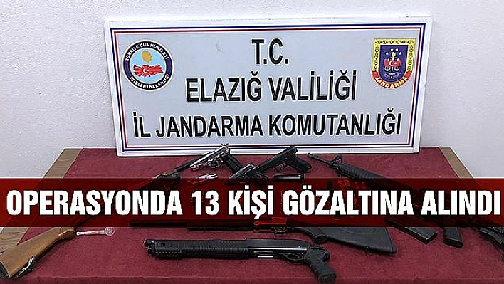 SİLAH VE MÜHİMMAT KAÇAKÇILARINA OPERASYON