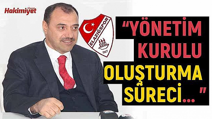 Vali Kaldırım'dan flaş Elazığspor açıklaması!