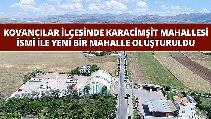 YENİ BİR MAHALLE OLUŞTURULDU