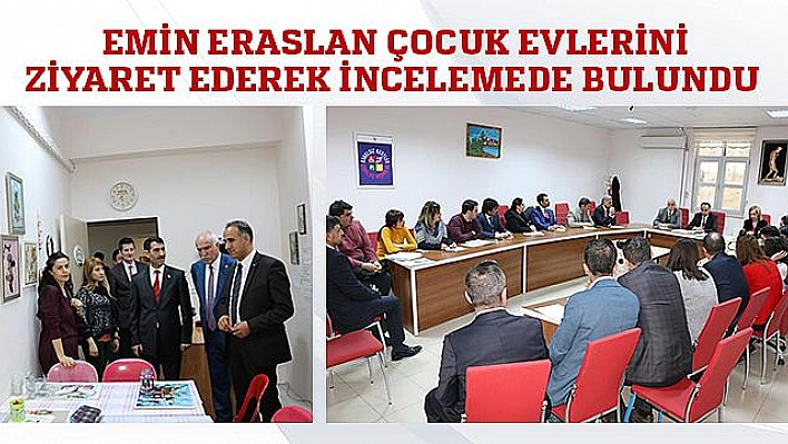 DAİRE BAŞKANI ERASLAN, İNCELEMEDE BULUNDU