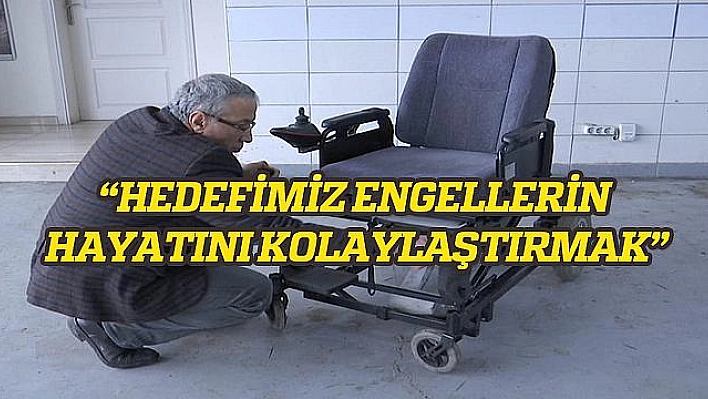 ENGELLİLER İÇİN ÖZEL TASARIM TEKERLEKLİ SANDALYE YAPTI