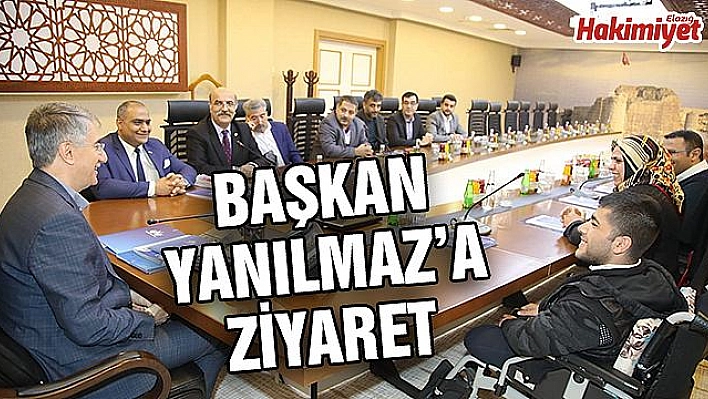 ENGELLİLER MECLİSİ'NDEN BAŞKAN YANILMAZ'A ZİYARET