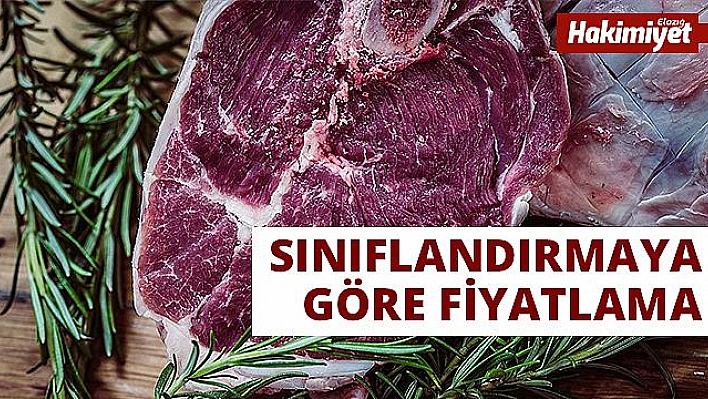 KIRMIZI ETTE KAS VE YAĞA GÖRE FİYAT BELİRLENECEK