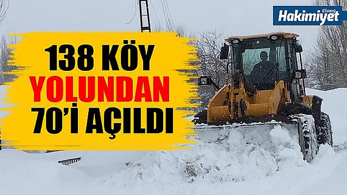 70 KÖY YOLU AÇILDI