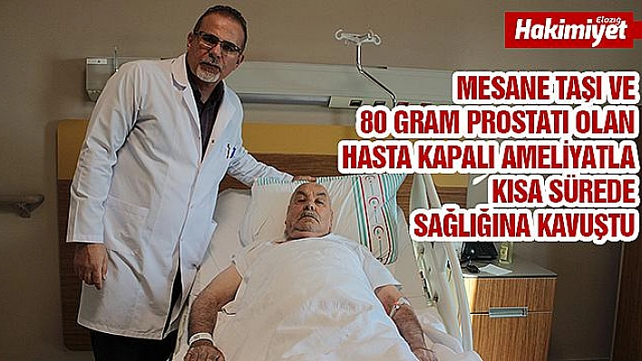 78 YAŞINDAKİ HASTA, İLK DEFA UYGULANAN YÖNTEMLE SAĞLIĞINA KAVUŞTU