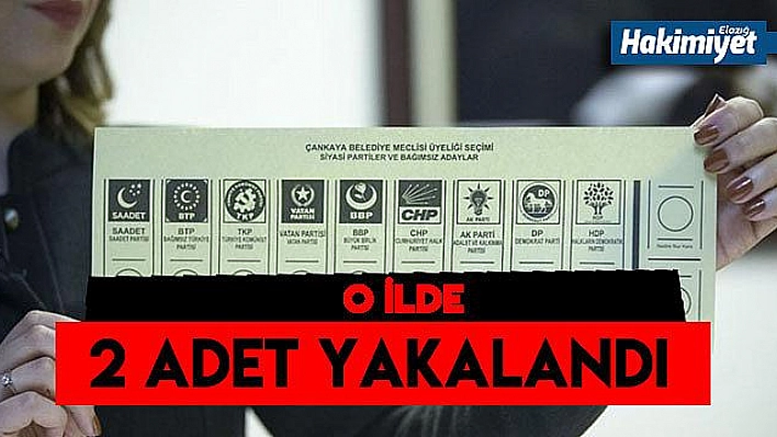 CHP'ye verilmiş oy pusulası ele geçirildi  iddiası 