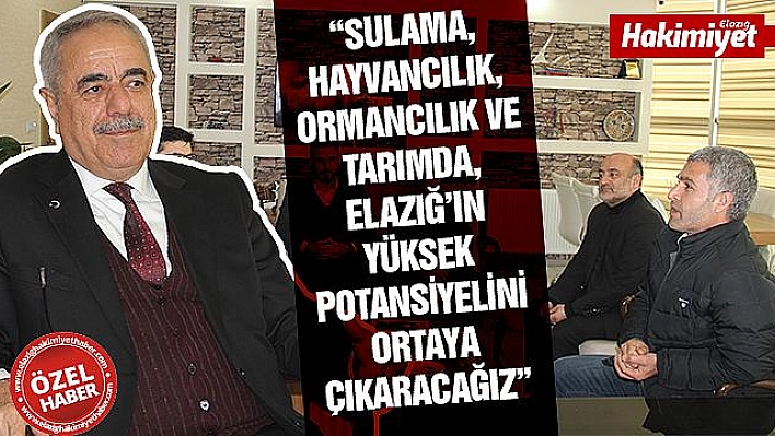 ELAZIĞ, BÖLGEYE YÖN VERECEK