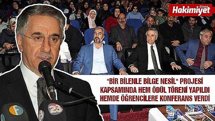 ELAZIĞ'DA 'BİR BİLENLE BİLGE NESİL' PROJESİ