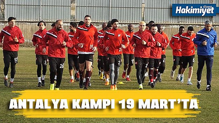 Elazığspor 20 futbolcuyla gitti