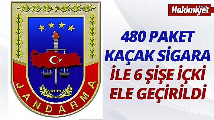 KAÇAK İÇKİ VE SİGARA ELE GEÇİRİLDİ