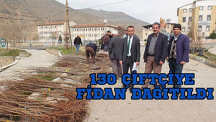 KEBAN'DA 8 BİN 500 MEYVE FİDANI DAĞITILDI