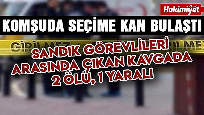 Malatya'da silahlı kavga: 2 ölü, 1 yaralı