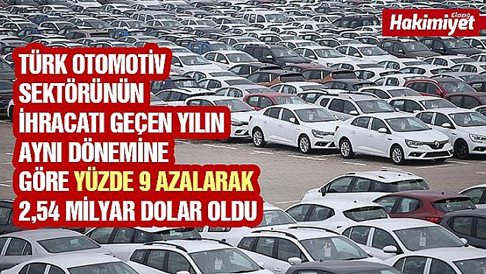 Otomotiv sektörünün şubat ayı ihracat rakamları