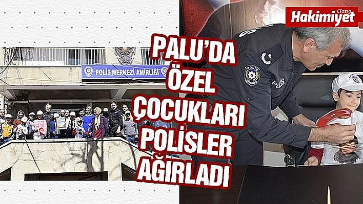 ÖZEL ÇOCUKLARI, POLİSLER AĞIRLADI