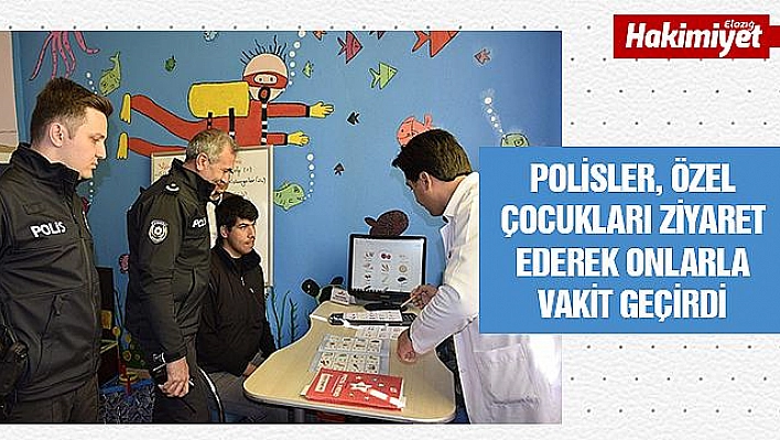 POLİSLERDEN, ÖZEL ÇOCUKLARA ZİYARET