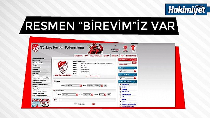 Resmen 'BİREVİM' Elazığspor!