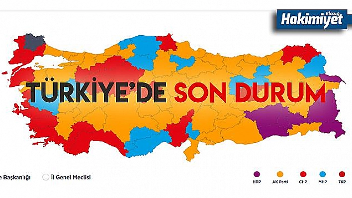 ÜLKE GENELİNDE SANDIKLARIN %43'Ü AÇILDI