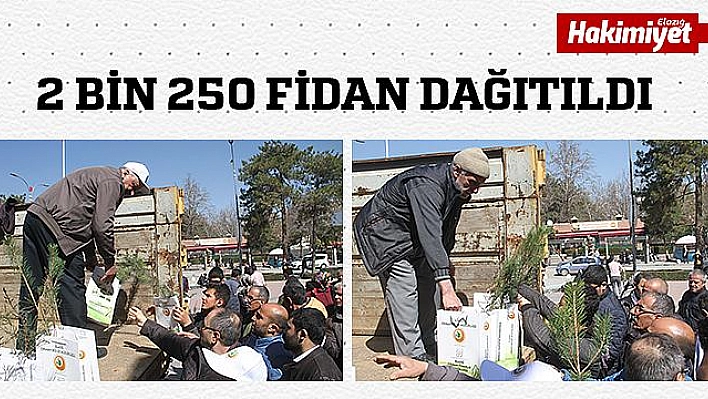  Vatandaşa 2 Bin 250 Fidan Dağıtıldı