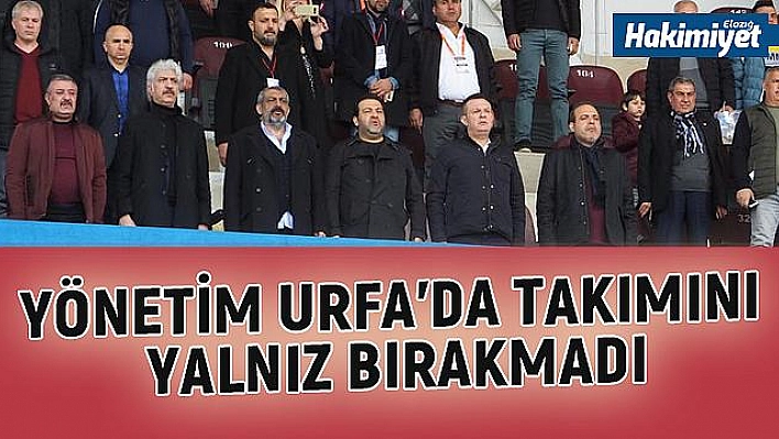 Yönetimden Urfa çıkartması!