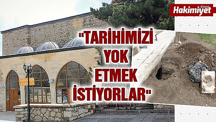 DEFİNECİLERDEN TARİHİ CAMİYE BÜYÜK SAYGISIZLIK