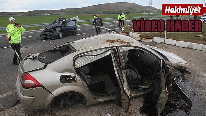 Elazığ'da zincirleme trafik kazası: 5 yaralı