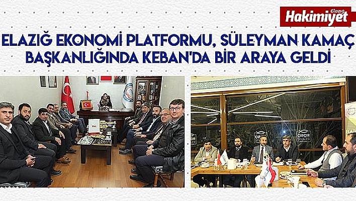 Elazığ Ekonomi Platformu  toplandı