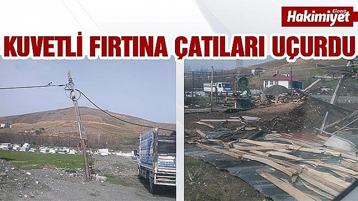 Fırtına Çatıları Uçurdu, Direkleri Devirdi