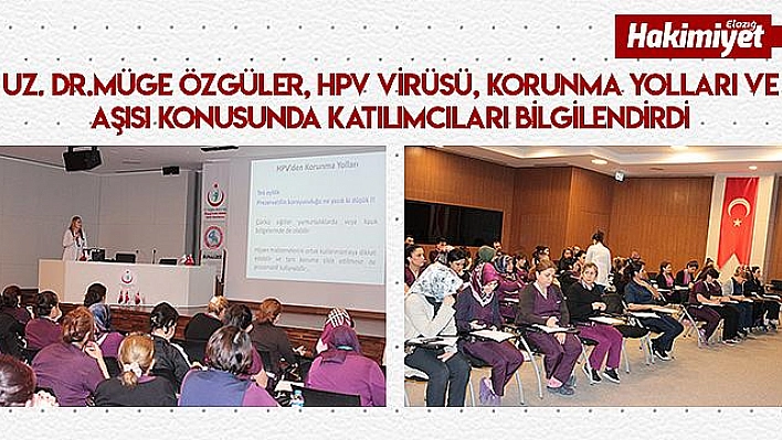 HPV SEMİNERİ DÜZENLENDİ