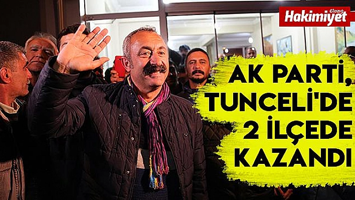 KOMÜNİST BAŞKAN TUNCELİ'Yİ, AK PARTİ 2 İLÇEYİ KAZANDI