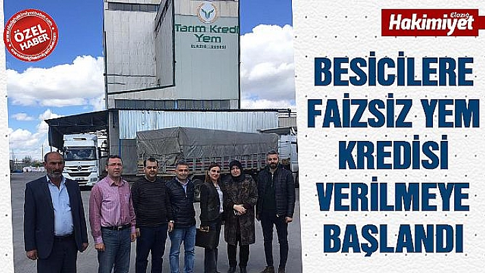 Tarım Kooperatifi Besicilere Faizsiz Yem Kredisi Vermeye Başladı