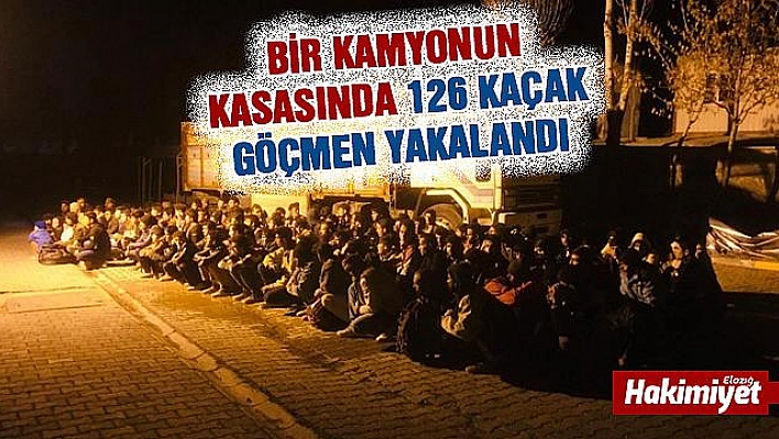 126 kaçak göçmen yakalandı