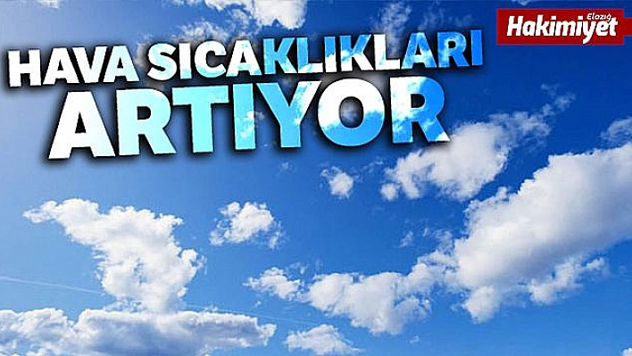 5 il için sıcaklık uyarısı