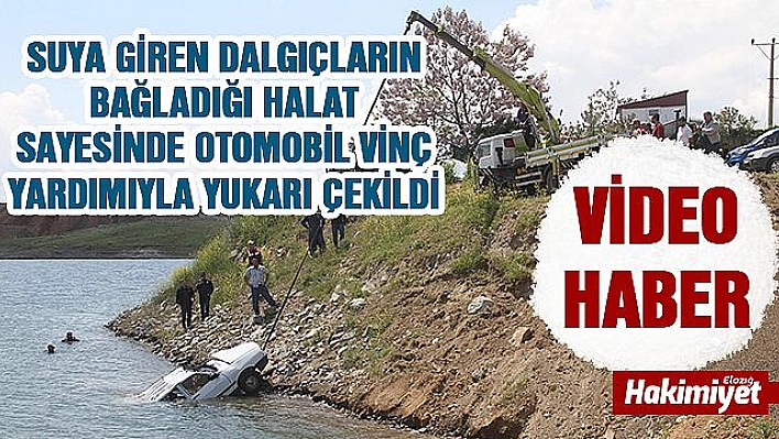 Balık adamlar, bu kez feribottan uçan araç için daldı