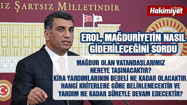 Gürsel Erol, Murat Kurum'a Maden İçin Soru Önergeleri Sundu