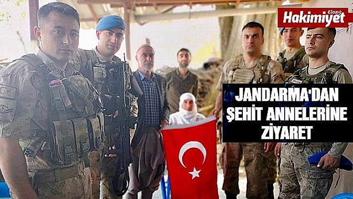 Jandarma'dan şehit annelerine ziyaret