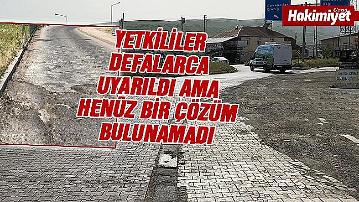 KARAKOÇAN KAVŞAĞI İLGİSİZLİK VE DUYARSIZLIKTAN DOLAYI PERİŞAN BİR HALDE