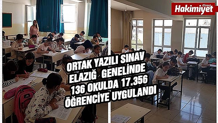 Ortak Yazılı Sınavlar 136 Okulda  Gerçekleştirildi