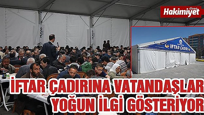 Ramazan Çadırına yoğun ilgi