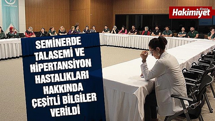 Şehir hastanesinde eğitim semineri