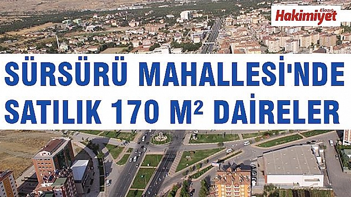 Sürsürü Mahallesi'nde 170 m² satılık daireler