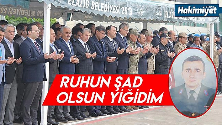 Tunceli şehidi Elazığ'dan uğurlandı