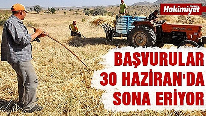 2019 Yılı Çiftçi Kayıt Sistemi Başvuruları 30 Haziran'da Sona Eriyor