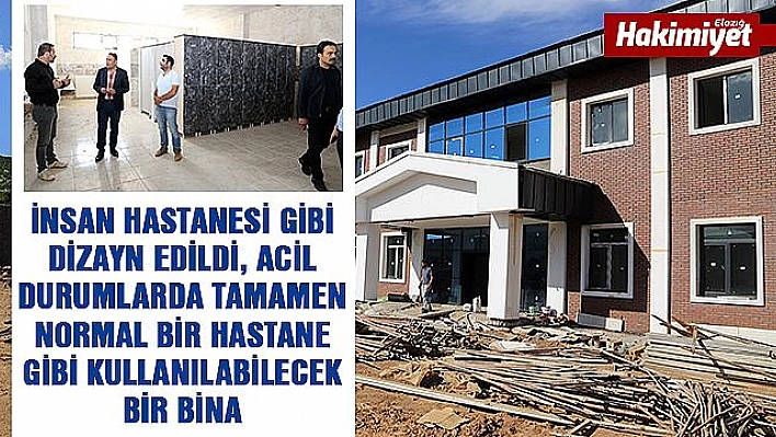 5 bin metrekarelik havyan hastanesi son aşamaya geldi